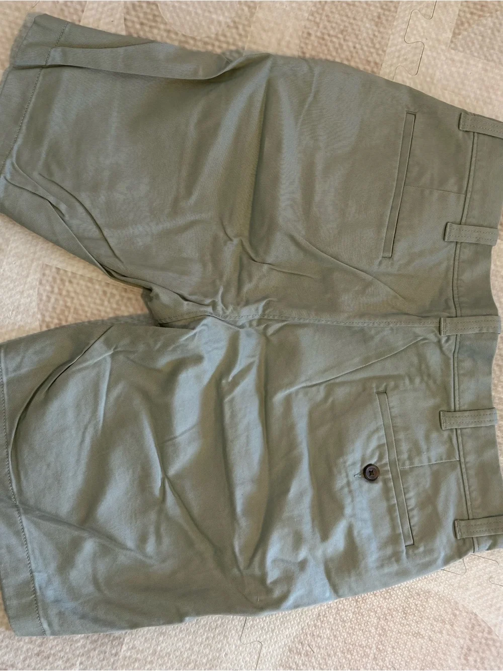 J. Crew Men's Chino Shorts in Sage Green